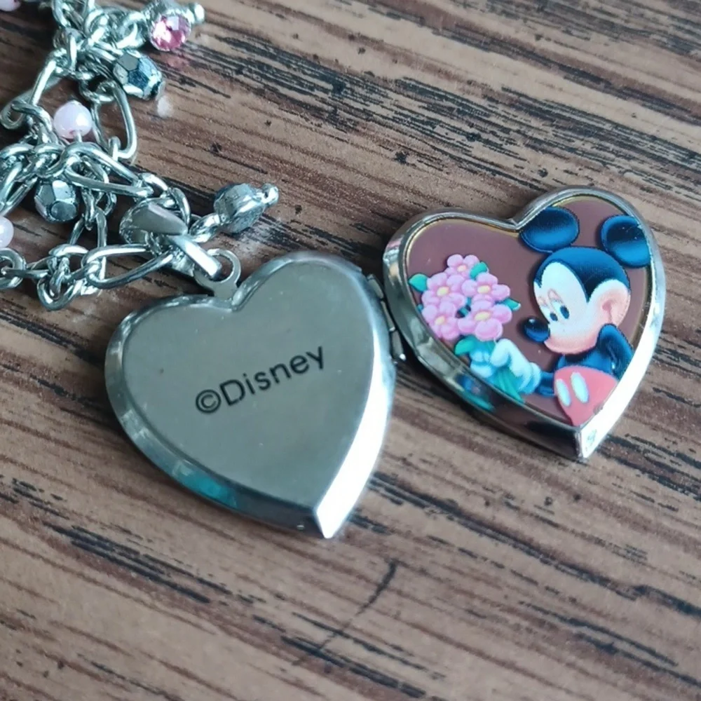 Disney Mickey Mouse locket and chain, 16